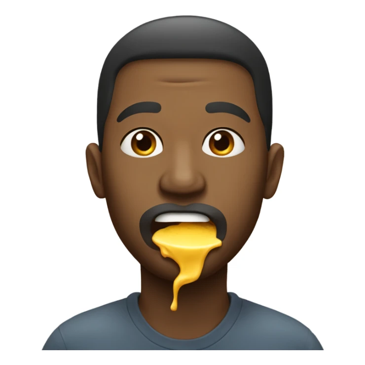 Homme qui mange une sucette sticker