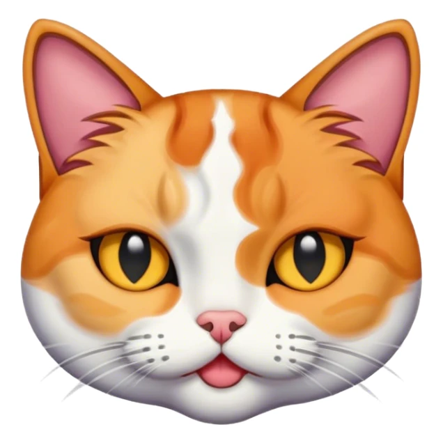 Gata cerrando un ojo sticker