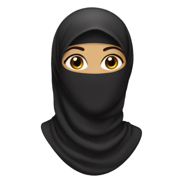 Niqab woman muslim sticker