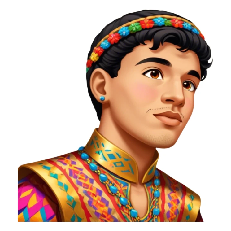 Folkloric Dancer sticker