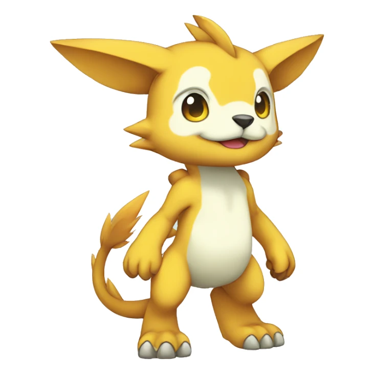 cute cool Digimon-Fakemon-animal full body sticker