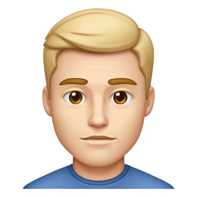 Emoji showing his jawline  sticker