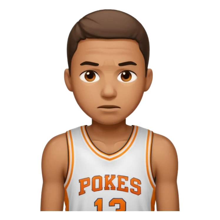 tired basketball player, sweating a lot sticker