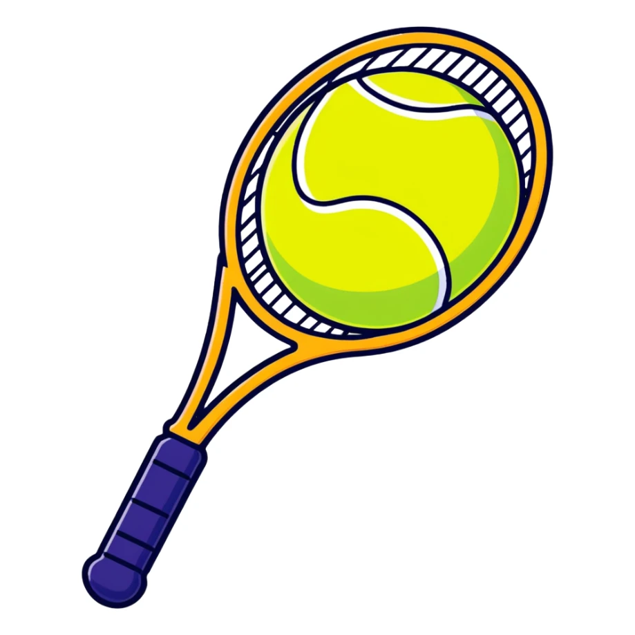 Tennis ball in all the Pride colors  sticker
