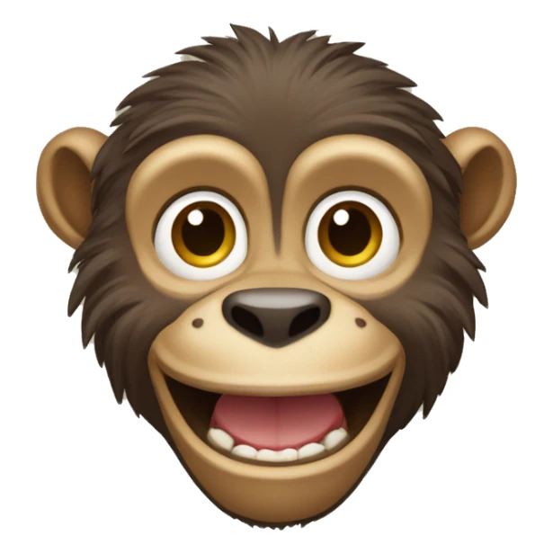 MACACO SORRIDENTE PARA SER O MASCOTE DA TURMA sticker
