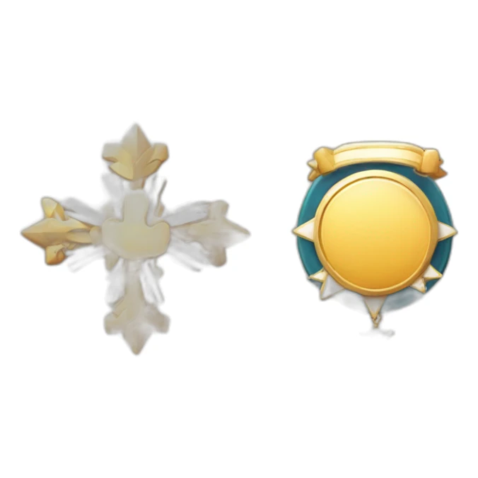 badge, medal, book, paper, scroll, new year, snowflake, pokemon, picture sticker