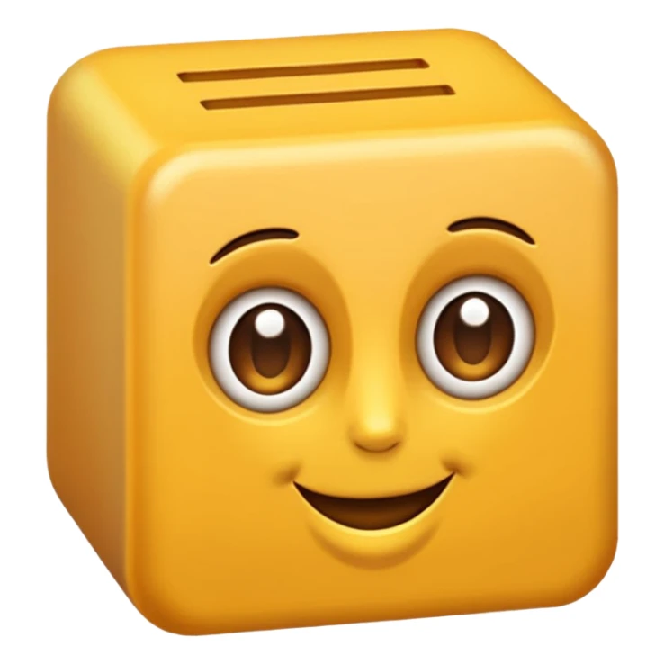 коробка без лица sticker