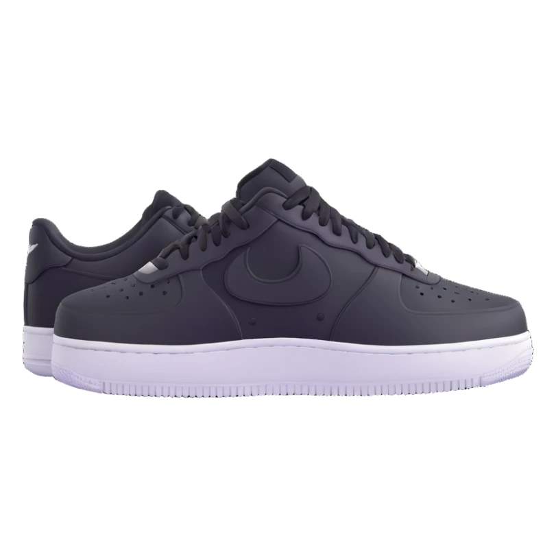 all black Nike Air Force 1 shoes sticker
