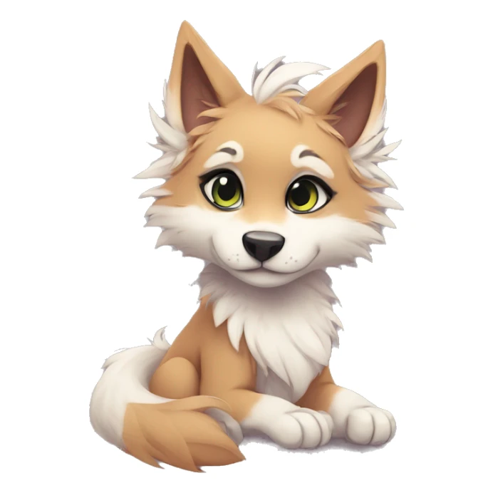 Cute Cool furry by Falvie, griffsnuff, LiLaiRa sticker