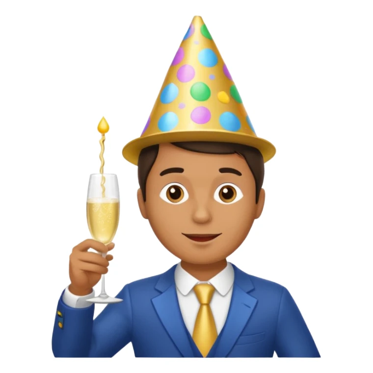 Hombre fiestero  sticker