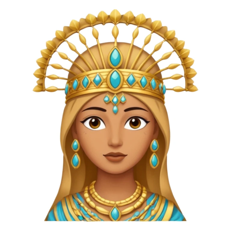 una diosa de la época púnica, de alto rango sticker