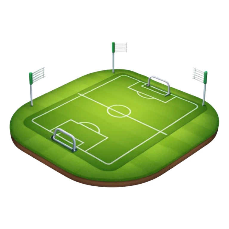sports ground on a transparent background sticker