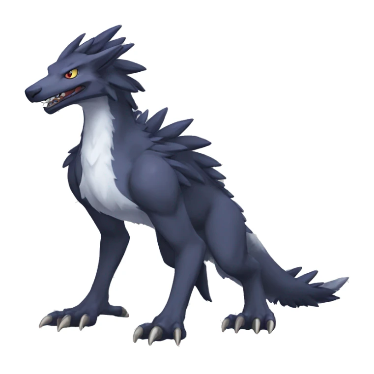  Nargacuga-Lombax-Sergal-Vernid-Fakemon full body sticker