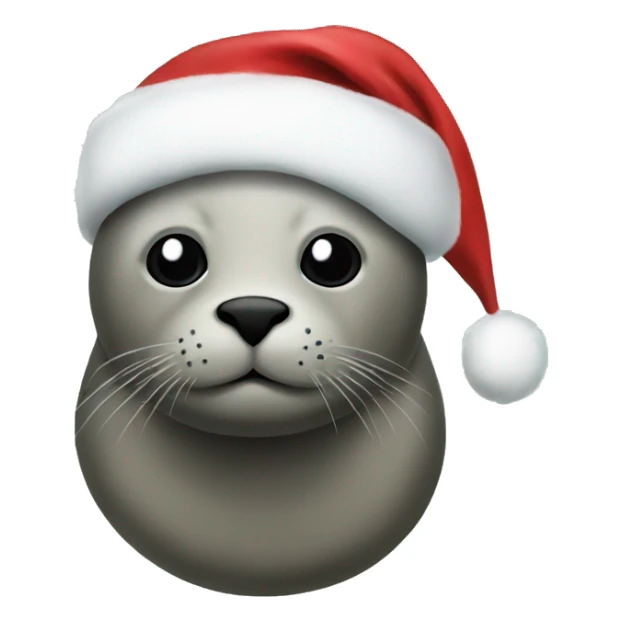 seal christmas  sticker