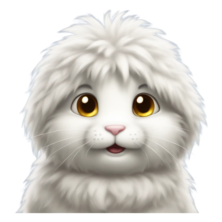 Fluffy bunny. Cuteness bunny attack with no violence, purely cuteness sticker