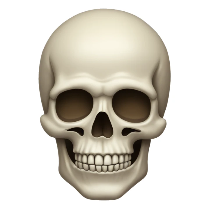 Skull sticker