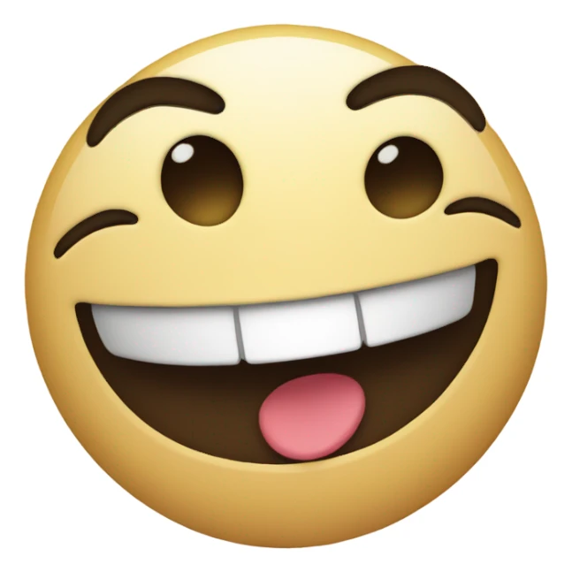 Emoji Face with a stars emoji instead of eyes sticker