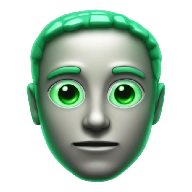 A mysterious shining omnious element named "IMPLOSIONITE" Shining in neon green beautiful Looking Like  Emerald sticker