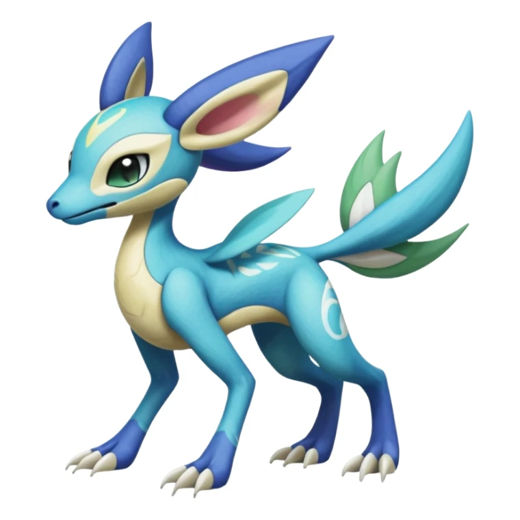 Meloetta-Sergal-Cresselia-Palkia-Stitch-Fakémon-creature-hybrid sticker