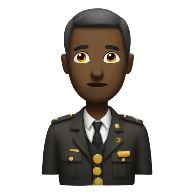 Man who uses a bullet thing to help him think sticker