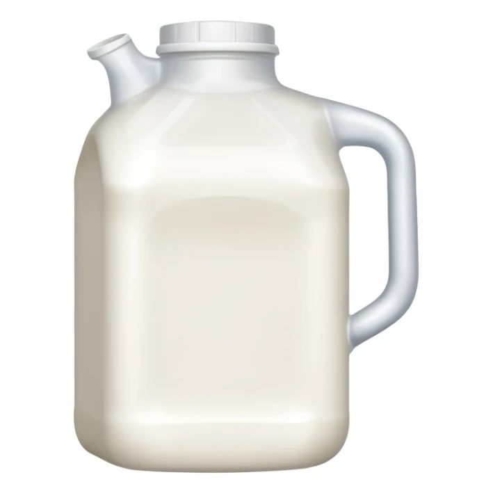 Gallon of milk sticker