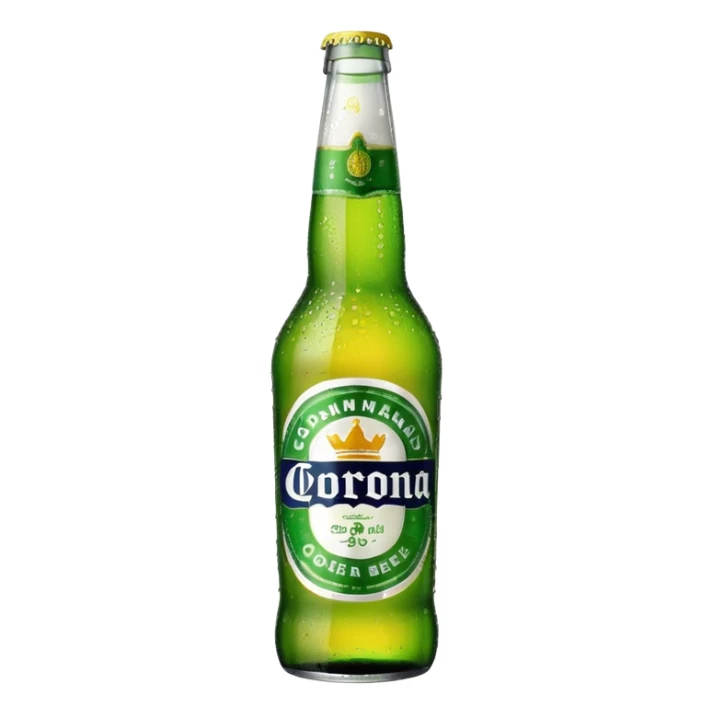 Corona Bier Flasche als emoji sticker