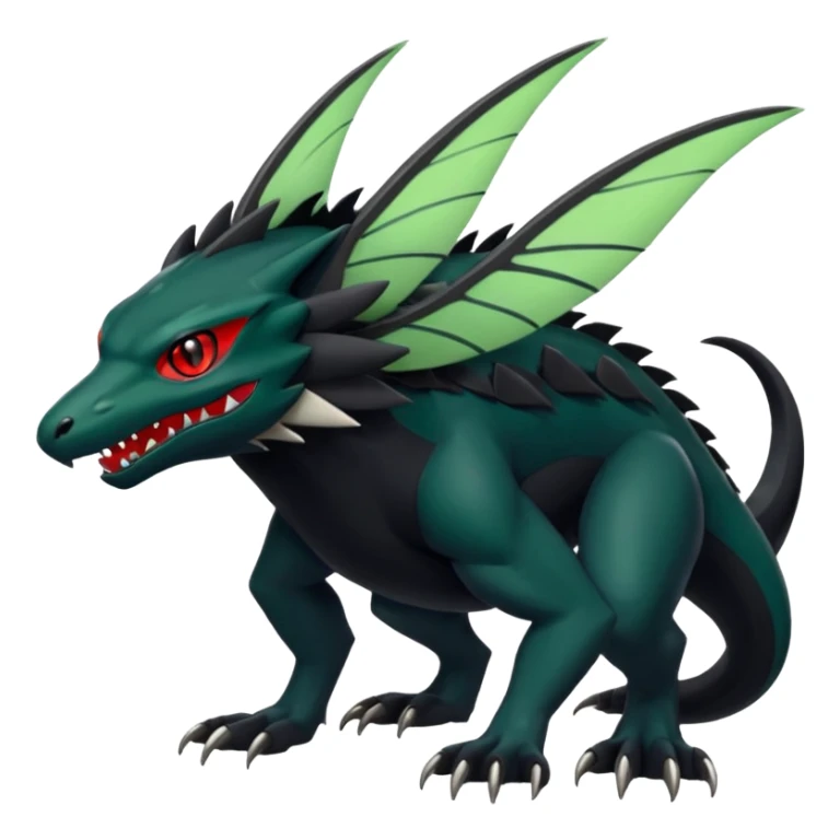  exotic Fakémon-Pokémon-Nargacuga-Vernid-creature sticker