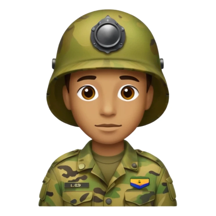 Quiero un soldado con el camuflado camaleón colombia  sticker