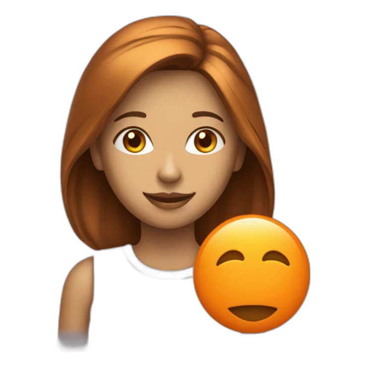 una chica con remera naranja hace una transaccion exitosa de dinero con un chico sticker