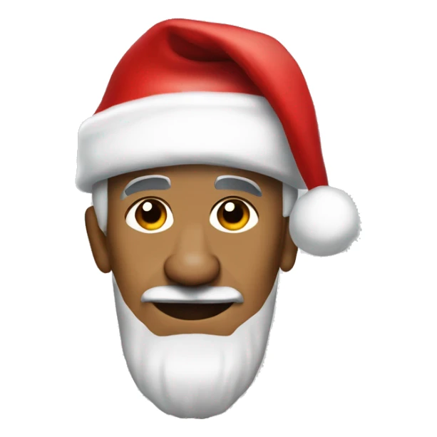 Barack Obama as santa claus sticker