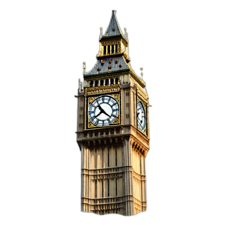big ben london emogie pour claivier sticker