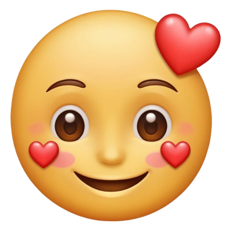 mix of these two 🥺☺️ but make it classic emoji  sticker