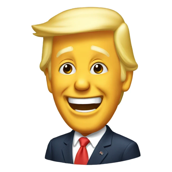 trump laugh sticker