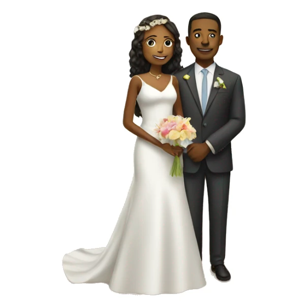 beach wedding  sticker