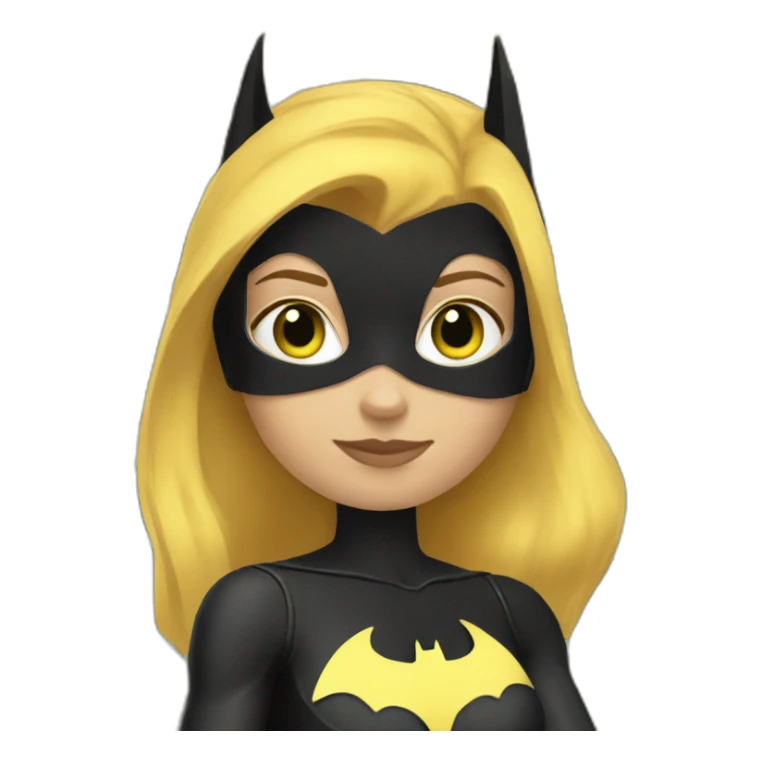 batgirl with cash sticker