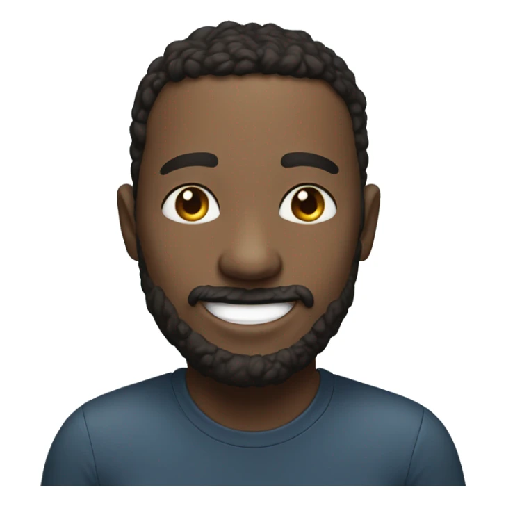 blue eyed man indoors smiling  sticker