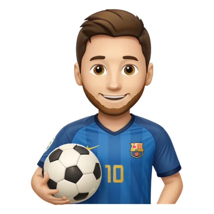 messi emoji sticker
