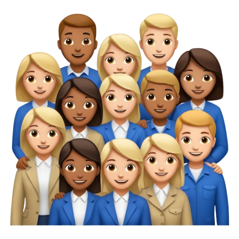 Please create an image of young people departing overseas for employment. sticker