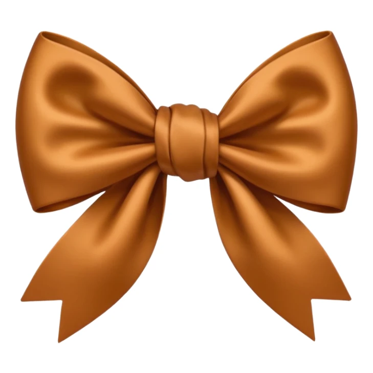 bow color brown sticker