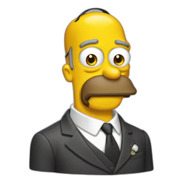 Homer fait un doigt d’honneur sticker