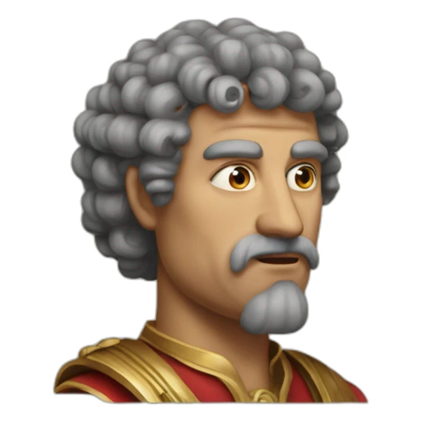 Bocchus I king of Mauretania  sticker