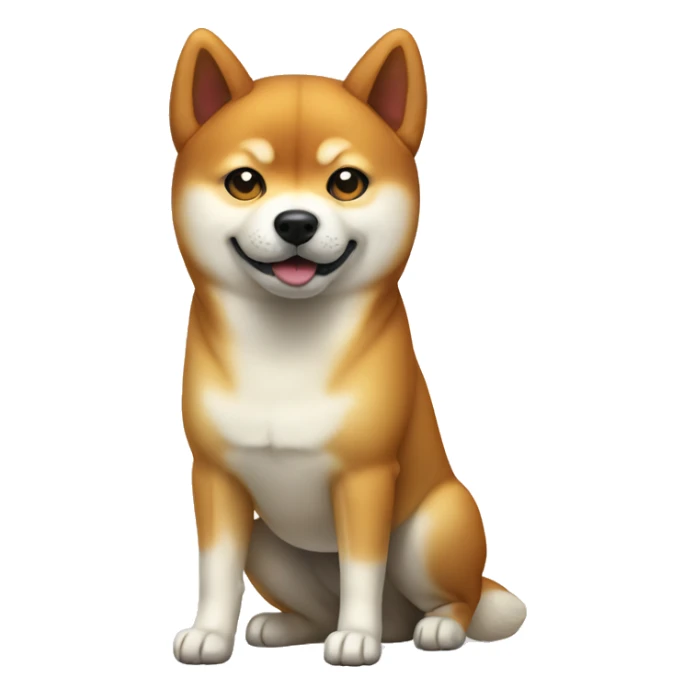 Shiba Inu full body sticker