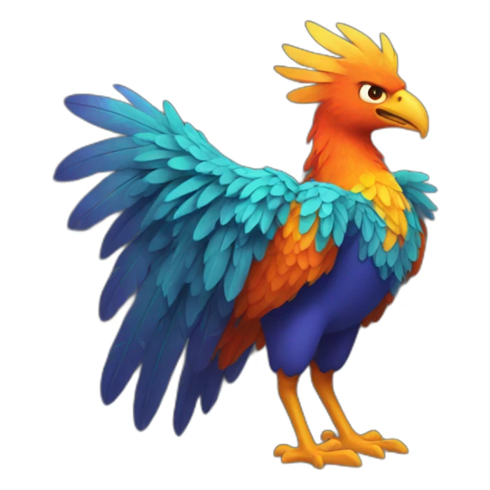 phoenix full body sticker