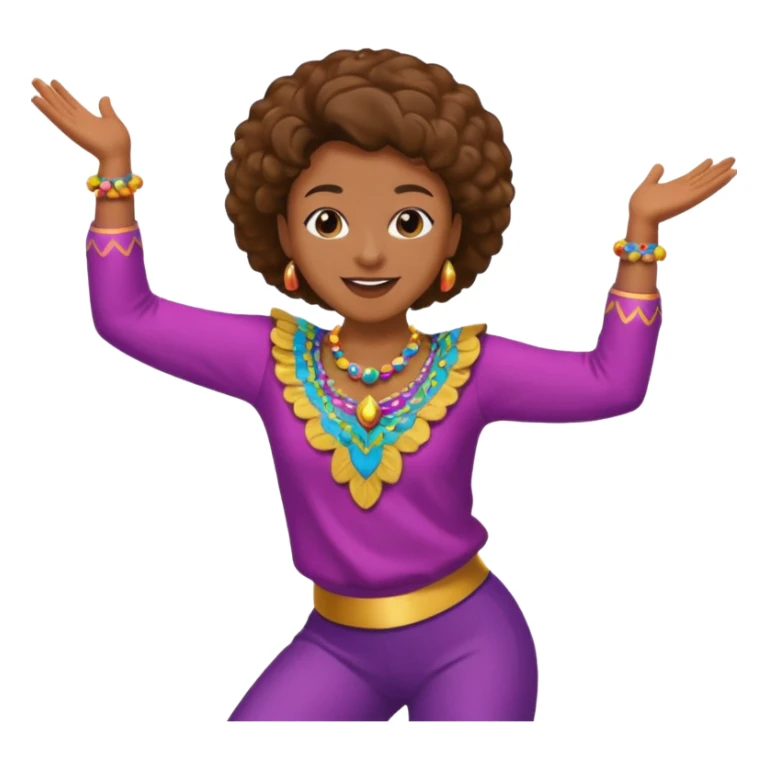 11 crea un emoji de una persona bailando caporal sticker