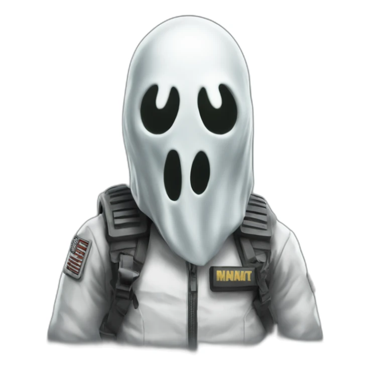 ghost from call of duty sticker