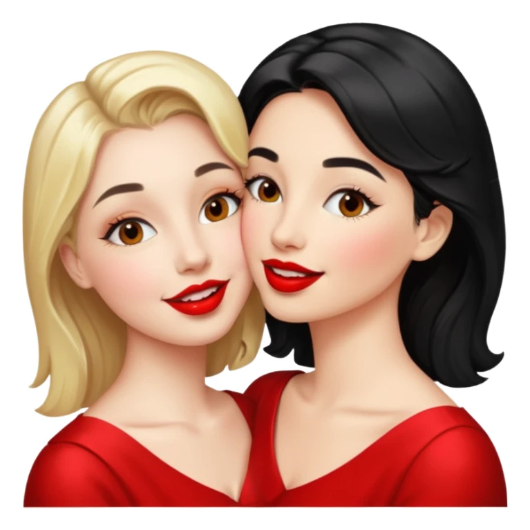 Lesbians kissing sticker