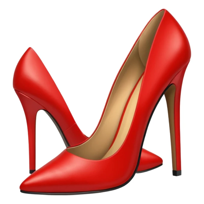 Red shoes for women sticker