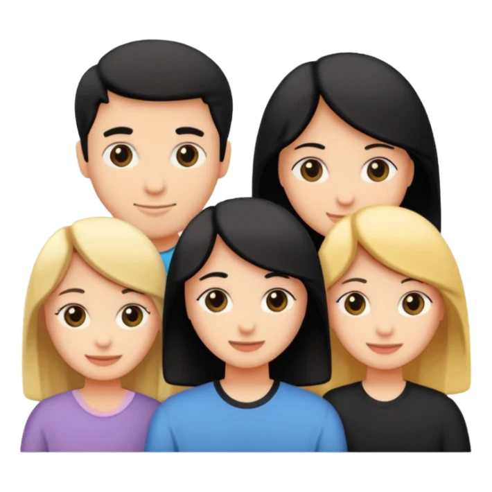 Friends written in English sticker