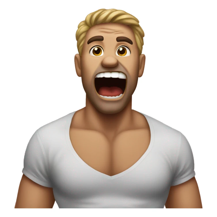 Bad taste in my mouth face  sticker