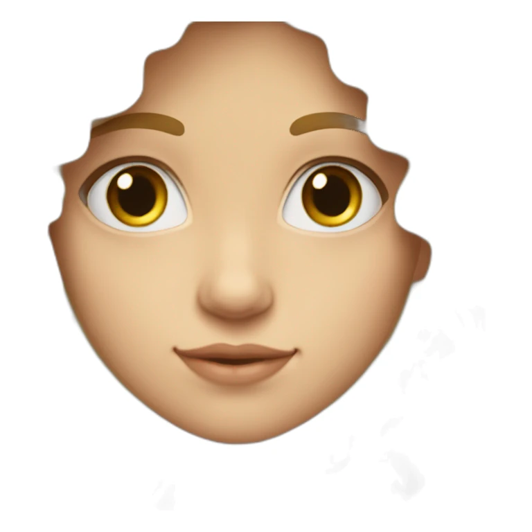 Joven rubia pelo rizado ojos claros y blanca sticker